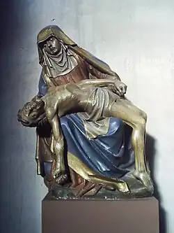 Pietà du XVe&nbsp;siècle.