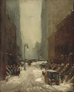Robert Henri, Snow in New York, 1902.