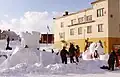 Sculptures en neig à Vardø