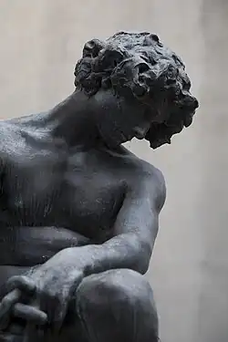 Le banni, 1872, bronze.