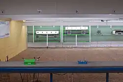 Pas de tir 10&nbsp;mètres - Ciblerie vitesse.