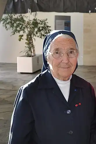 Sœur Marguerite Tiberghien en 2011.