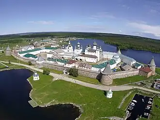 Le monastère des Solovki en 2017