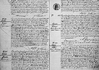 Somain - Actes de décès décembre 1900 de 101 à 103 Moura Florimond - Lesens Louis - Pollet désiré