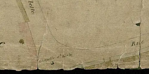 Détail du cadastre.