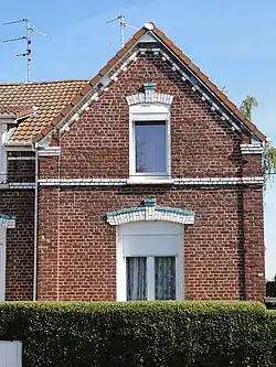 Détail d'une façade.