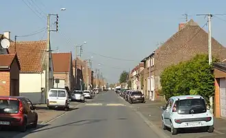 La rue Alexandre-Bisiaux en mars 2019.