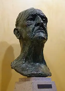 Somerset Maugham en 1951, sculpture de Jacob Epstein