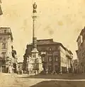 La Colonne de l'Immaculée Conception vers 1880.