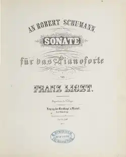 Image illustrative de l’article Sonate pour piano en si mineur de Liszt