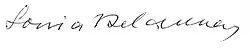 signature de Sonia Delaunay