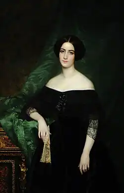 Mary Matthews, Madame Julien-Francois-Bertrand de La Chère, Château de Sizergh.