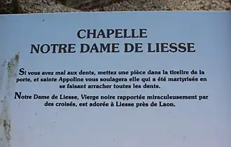 Panneau touristique.