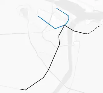 Voir la carte de la ligne.