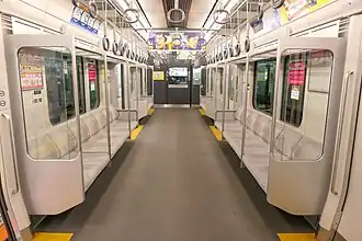 Intérieur de la rame.