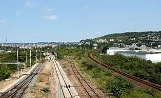 Image illustrative de l’article Ligne de Sotteville à Rouen-Rive-Gauche