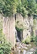 Les gorges de Sōunkyō, dans le groupe volcanique Daisetsuzan.