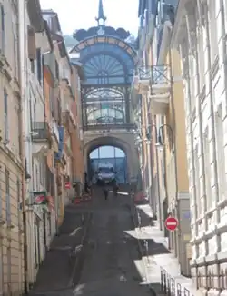 Lieu historique de la buvette Cachat, rue Nationale.