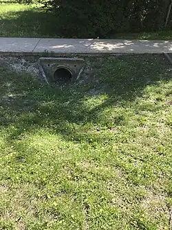 Source asséchée du ruisseau d'Ars à Pessac Ladonne