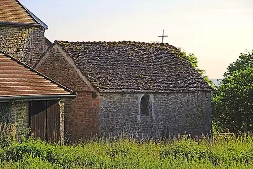 Chapelle Saint-Agrice de l'ancienne abbaye trappiste de l'Épinois.