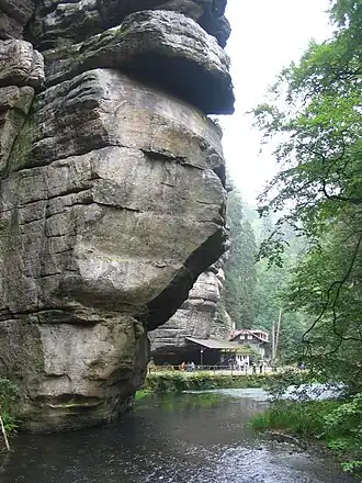 Les gorges de la Kamenice (Soutěsky Kamenice).