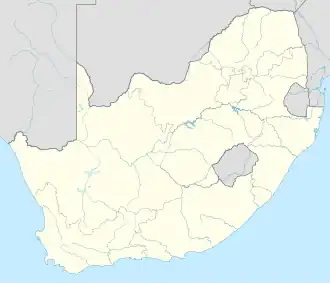 voir sur la carte d’Afrique du Sud