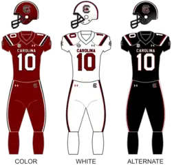 Description de l'image South carolina football unif.png.