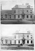 Vue sud d'Eagle House en 1890.