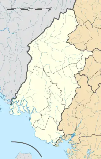 Voir sur la carte administrative de région du Sud-Ouest