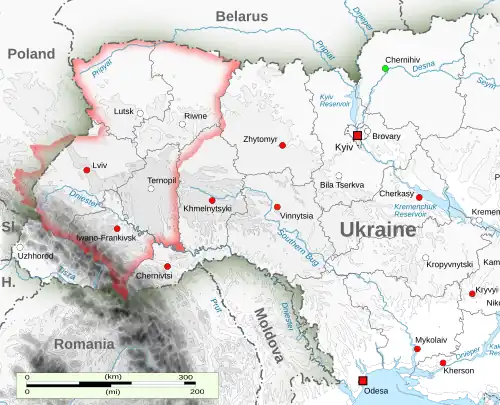 Annexion soviétique de la Galicie orientale et de la Volhynie pendant la Seconde Guerre mondiale