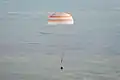 La capsule Soyouz TMA-20 pendant la descente.