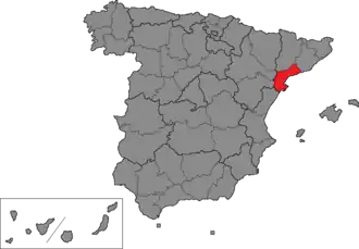 Carte de la circonscription.