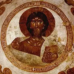 Le Christ Pantocrator, fresque de Théophane le Grec