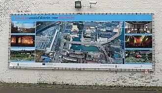 Tableau d'information sur le « Plan Belvédère ».