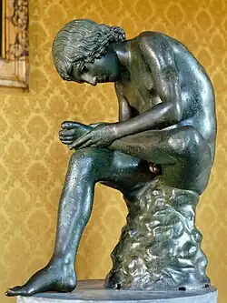Le tireur d'épine. Bronze, H. 73 cm. 100-50. Palazzo Massimo alle Terme