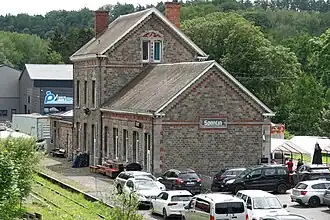 Depuis le pont routier proche du tunnel.