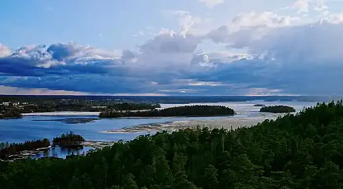 Vue de la tour de Pyynikki.