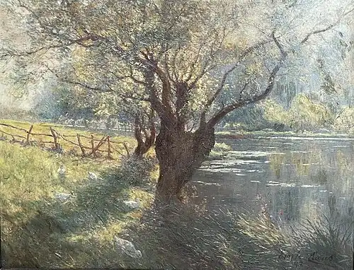 Printemps sur les bords de la LysÉmile Claus,1897Collection privée.