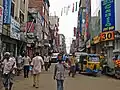 une des rues du marché de Pettah.