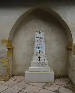 Stèle en mémoire des Sénégalais