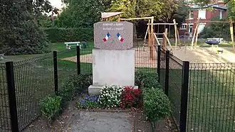 Stèle pour les combats en Tunisie et au Maroc.