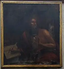 Tableau représentant saint Alpin en l’église de Châlons-en-Champagne.