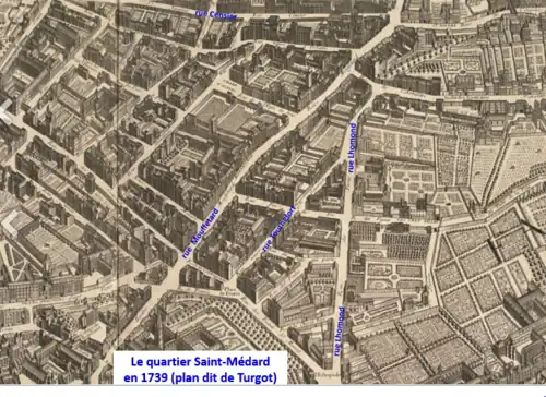 St-Médard en 1739.