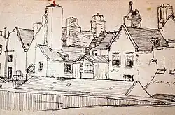 Dessin à la plume de Malo-Renault