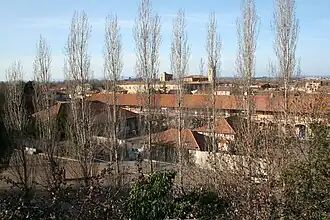 Vue générale de Saint-Thibéry.