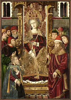 Santa Helena reunida con los judíos, 1483-1487, de Miguel Ximénez.