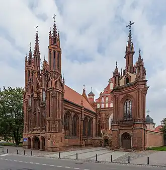 Image illustrative de l’article Église Sainte-Anne de Vilnius