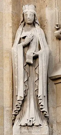 Louis Desprez, Sainte Clotilde (1841).