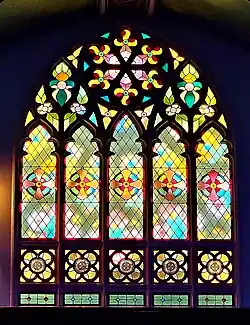 Rosace de la façade