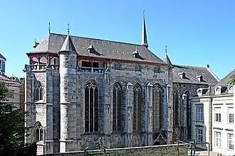 L'église de l'ancienne abbaye.